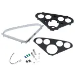 2208 - : GAUGE MOUNT, DIRECT FIT DASH PANEL, (3 3/8", 2 1/16" X4), CHEVY TRUCK 55-59 for AutoMeter Image