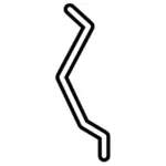 FT4Z5822135A - Body: Cylinder Rod for Ford: Edge Image