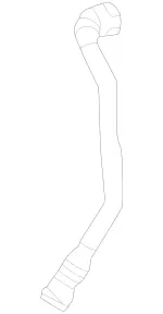 1675017901 - Radiator: Bleed Line for Mercedes-Benz Image