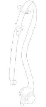 9068602585 - : Lap &amp; Shoulder Belt for Mercedes-Benz Image