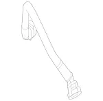 2054301029 - Brake System: Vacuum Line for Mercedes-Benz: C350e, E300 Image