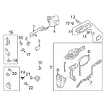 W721743S439 - Body: Door Hinge Bolt for Ford: Bronco Image