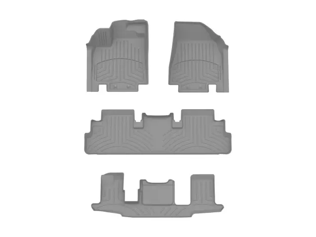 461698123IM - : Grey FloorLiner™ HP, Complete Set (1st, 2nd, &amp; 3rd Row) for WeatherTech Image