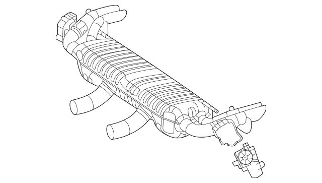 1674907906 - Exhaust System: Exhaust System for Mercedes-Benz: GLE580, GLS580, Maybach GLS600 Image image