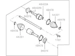 5L2Z4K139B - Universals &amp; Rear Axle: Axle Assembly for Ford: Explorer, Explorer Sport | Lincoln: Aviator | Mercury: Mountaineer Image