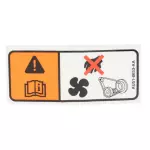 AU5Z8653A - : Fan Label for Ford: EcoSport, Transit Connect Image