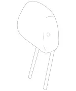 16697049508P13 - : Headrest for Mercedes-Benz Image