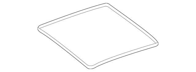 206782090065 - : Seal, Sliding Sunroof for Mercedes-Benz: 300C, 300CD, C300, C43 AMG, C63 AMG S E Performance Image