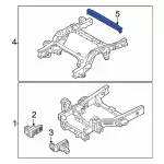 MB3Z5F146B - Body: Rear Rail End for Ford Image