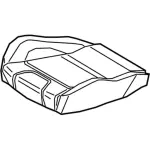 FR3Z6362900BC - Body: Seat Cover for Ford: Mustang Image