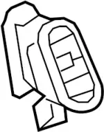 687601BA0A - Body: Vent Grille for INFINITI: EX35, EX37, QX50 Image