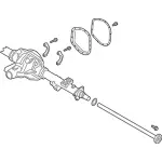 HC3Z4010G - Universals &amp; Rear Axle: Axle Housing for Ford: F-250 Super Duty, F-350 Super Duty Image