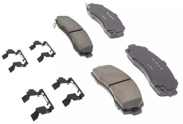 19428077 - Unclassified: Ceramic Front Disc Brake Pad Kit with Clips for GM Image