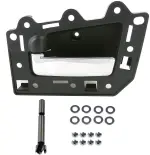 82154 - : Interior Door Handle Chrome Lever, Black Housing for Dorman Image