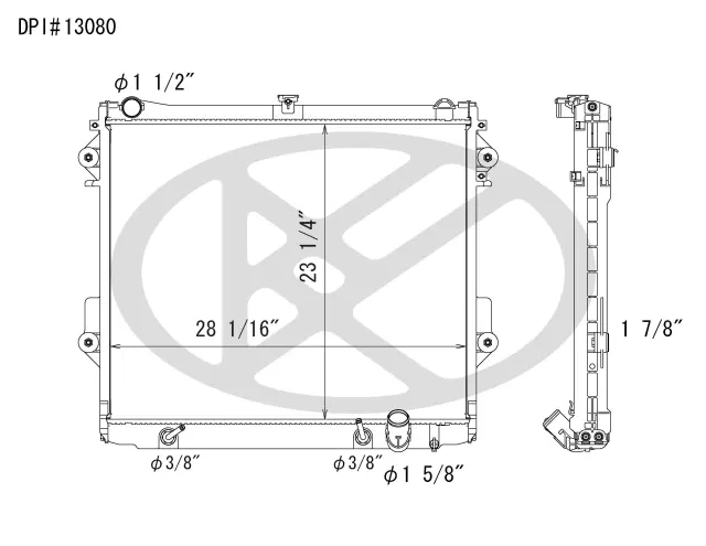 A13080 - : Koyorad Radiator for Koyo Image