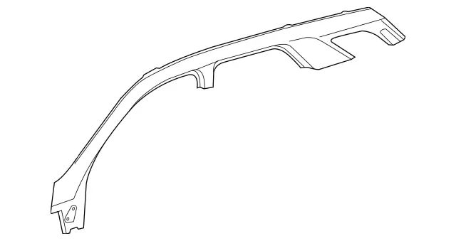 1666371200 - Side Walls: Roof Frame, Outer for Mercedes-Benz: GL350, GL450, GL550, GL63 AMG, GLS350d, GLS450, GLS550, GLS63 AMG Image image