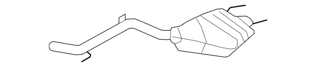 2164901721 - : Exhaust Line for Mercedes-Benz: CL63 AMG Image