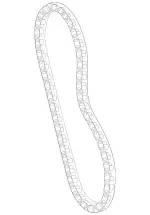 39977494 - Engine: Chain for Mercedes-Benz Image