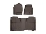 476071IM475422IM - : Cocoa FloorLiner™ HP, Front &amp; 2nd Row for WeatherTech Image