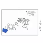 ML3Z17K707K - Body: Mirror Glass for Ford Image