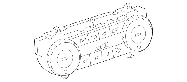 1669009021 - Heating and Ventilation: Control Unit for Mercedes-Benz: GL350, GL450, GL550, GL63 AMG, GLE300d, GLE350, GLE400, GLE43 AMG, GLE450 AMG, GLE550e, GLE63 AMG, GLE63 AMG S, GLS350d, GLS450, GLS550, GLS63 AMG, ML250, ML350, ML400, ML550, ML63 AMG Image image