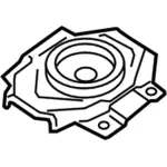 GD9Z18808W - Body: Inst Panel Speaker for Lincoln: Continental Image