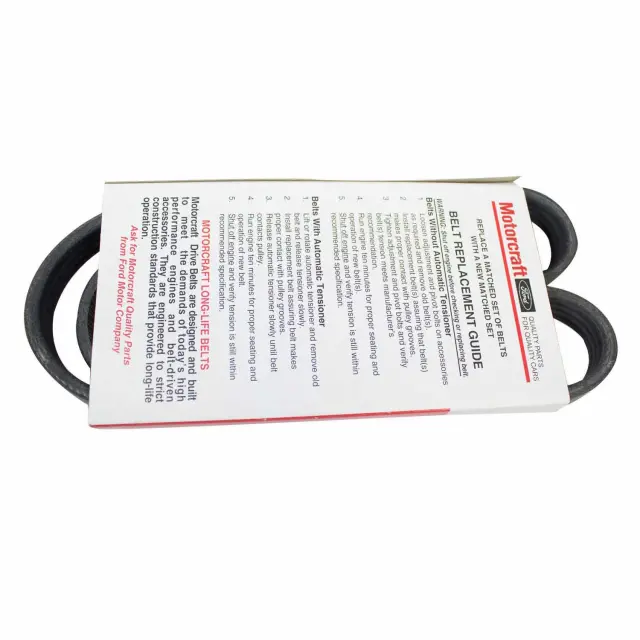 JK4365 - Cooling System: Motorcraftâ„¢ AC Belt for Ford: Edge, Explorer, Fusion, Special Service Police Sedan, Taurus | Lincoln: MKT, MKZ Image