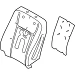 FL3Z99632A23A - Body: Seat Back Pad for Ford: F-250 Super Duty, F-350 Super Duty, F-450 Super Duty Image