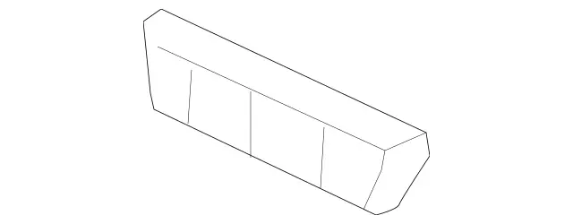 2138853501 - Detachable Parts: Cover Flap for Mercedes-Benz: E300, E350, E43 AMG, E53 AMG, E63 AMG S Image image