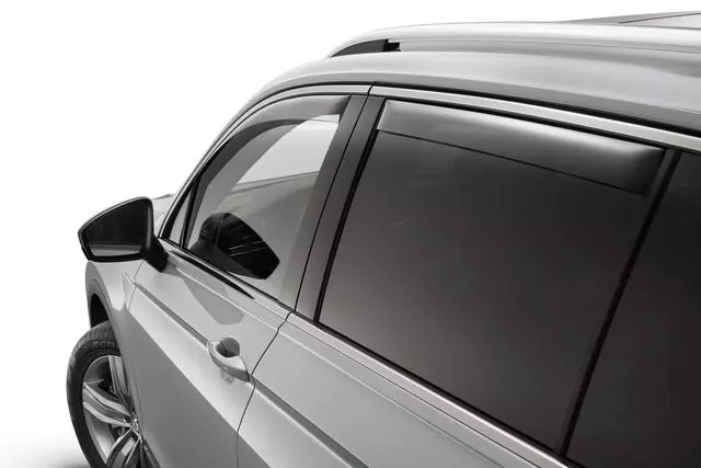 5NL072190 - Exterior: Side Window Deflector Kit - Tinted for Volkswagen: Tiguan Image