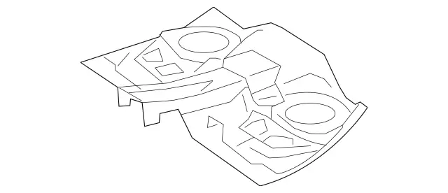 1646100955 - Body: Rear Floor Pan for Mercedes-Benz Image