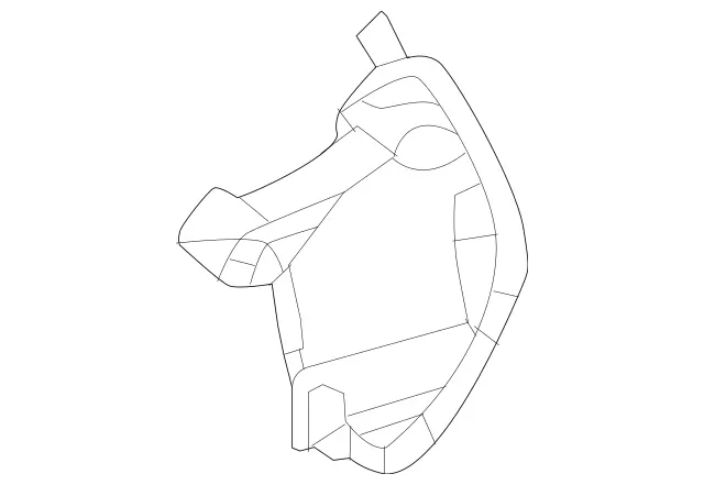 1678857700 - Attachment Parts: Bumper Holder for Mercedes-Benz: GLE350, GLE450e, GLE580, GLS450, GLS580, GLS63 AMG, Maybach GLS600 Image image