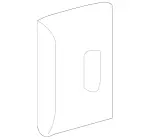 7129 - : Support Rod Clip for Mercedes-Benz: Sprinter 2500, Sprinter 3500 Image