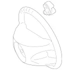 2114605103 - Steering: Steering Wheel for Mercedes-Benz Image