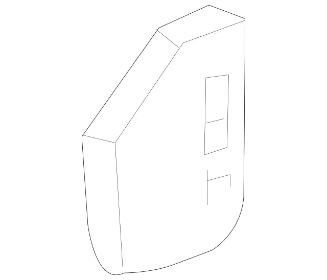 2308350198 - Heating and Ventilation: Seal for Mercedes-Benz: SL500, SL55 AMG, SL550, SL600, SL63 AMG, SL65 AMG, SLR McLaren Image image