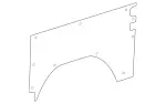 9066929705 - Body: Wheelhouse Trim for Mercedes-Benz Image