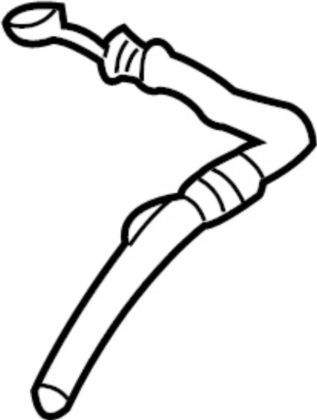 497214W00A - Steering: Lower Return Hose for INFINITI: QX4 Image