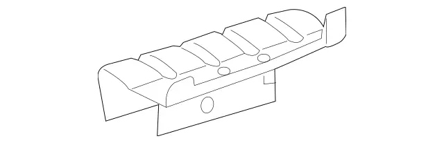 2196820171 - Exhaust: Heat Shield for Mercedes-Benz Image