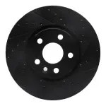 63327041R - : DFC Brake Rotor - Drilled and Slotted - Black for DYNAMIC FRICTION Image