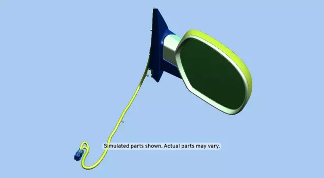 20756774 - Body: Mirror Assembly for Cadillac: Escalade ESV | Chevrolet: Suburban 1500, Suburban 2500, Tahoe | GMC: Yukon, Yukon XL 1500, Yukon XL 2500 Image