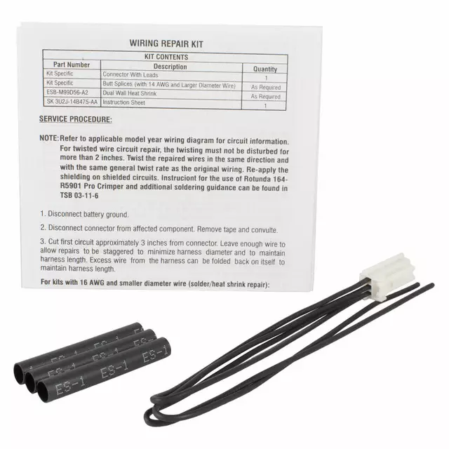 3U2Z14S411AZA - : Wire Assembly for Ford Image