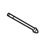 8A8Z7421850B - Body: Lock Rod Knob for Ford: Flex Image