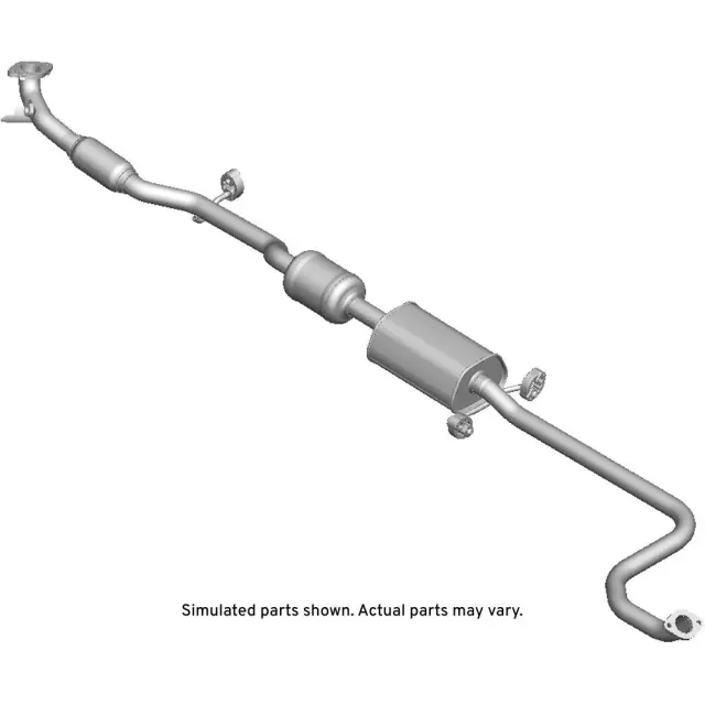 95186419 - : Exhaust Intermediate Muffler Assembly for Chevrolet: Spark Image