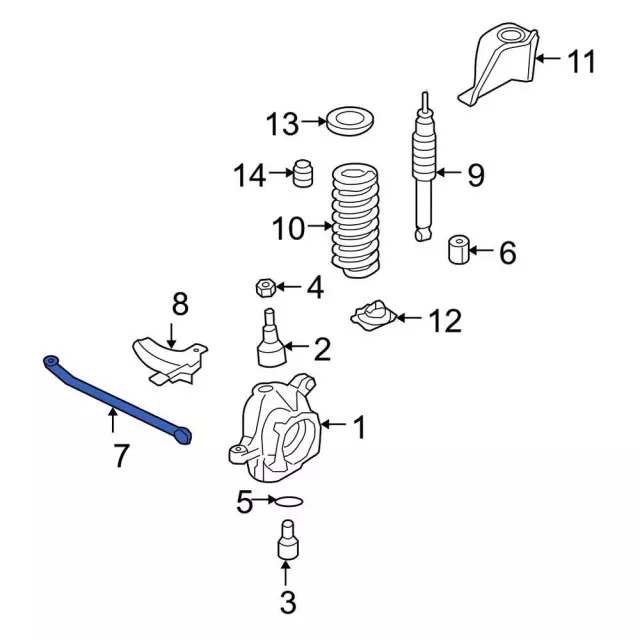 Track Bar - Ford (HC3Z-3B239-F)