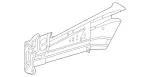 1666200135 - Front-End Assembly, Front Panel: Longitudinal Member for Mercedes-Benz Image