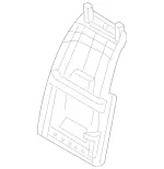 20791072057P22 - : Cover, Backrest for Mercedes-Benz Image