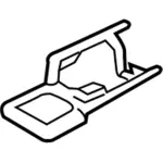 DS7Z5461749AF - Body: Track Cover for Lincoln: MKZ Image