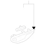 25776010008V17 - : Handle Recess for Mercedes-Benz Image