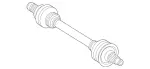 2133504702 - Rear Axle: Rear Axle Shaft for Mercedes-Benz: CLS450, E400, E450 Image