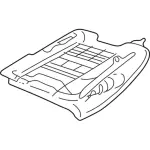 8W1Z5463101A - Body: Seat Frame for Lincoln: Town Car Image